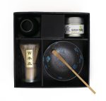 Japanese matcha set blue