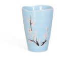 Japanilaiset teekupit kirsikankukka, 4 kpl, 300ml - Image 3