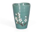 Japanilaiset teekupit kirsikankukka, 4 kpl, 300ml - Image 4