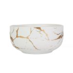 Matcha kulho chawan white/gold
