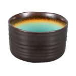 Japanilainen Matcha Kulho Chawan Classic turkoosi craquele