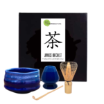 Japanilainen Matcha setti Ultramarine blue