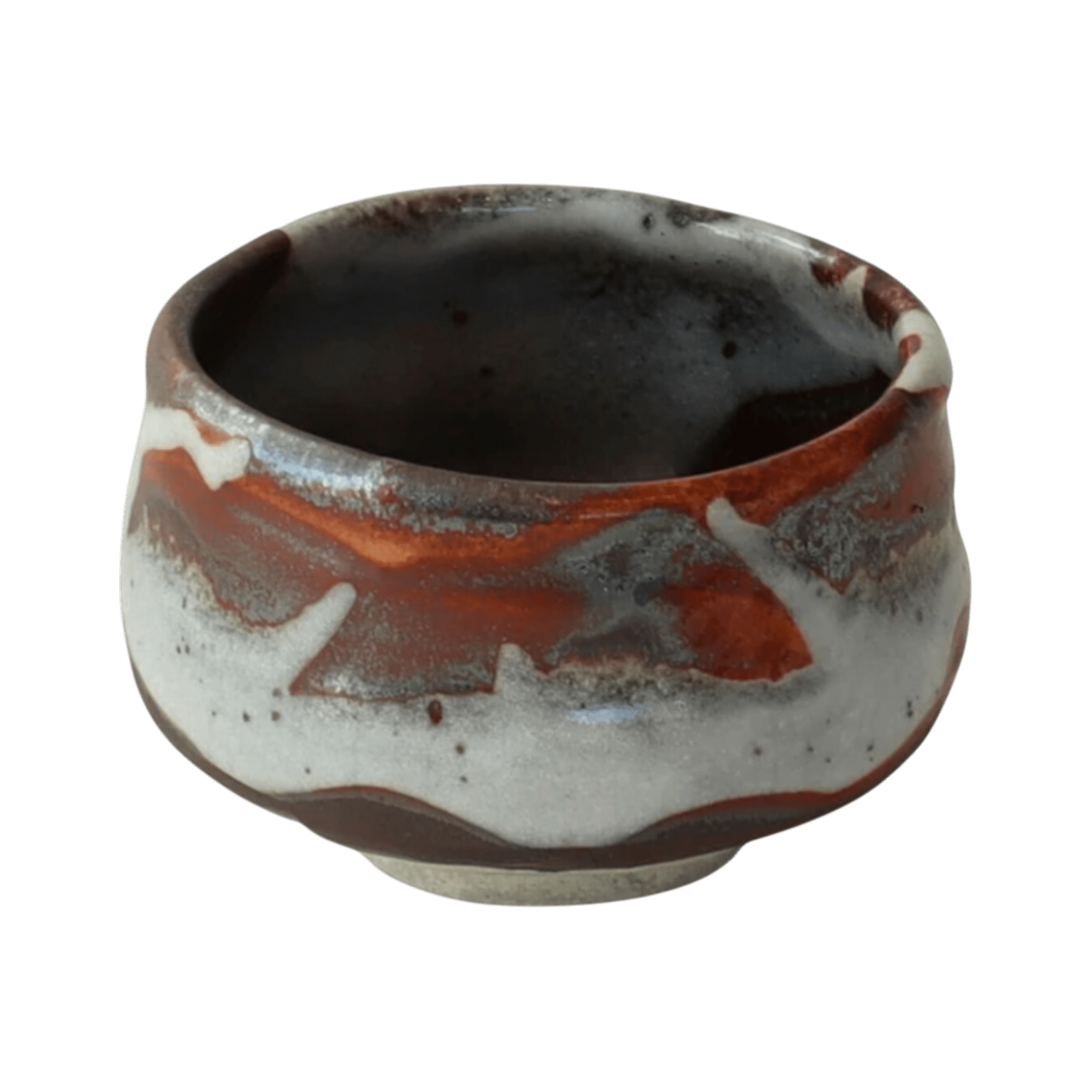 Japanilainen Matcha kulho Chawan Zanayuki, Minoyaki