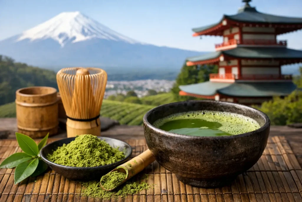 Matchan alkuperä Japanissa ja sen merkitys maulle