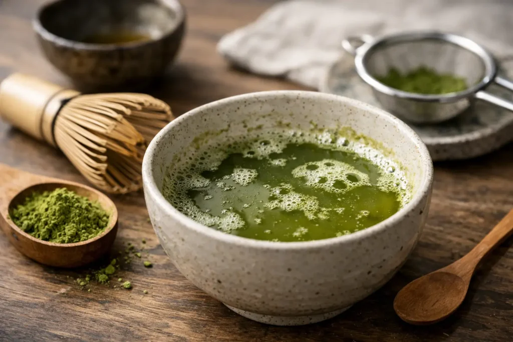 Miksi matcha vaahto ei onnistu? 7 yleistä syytä