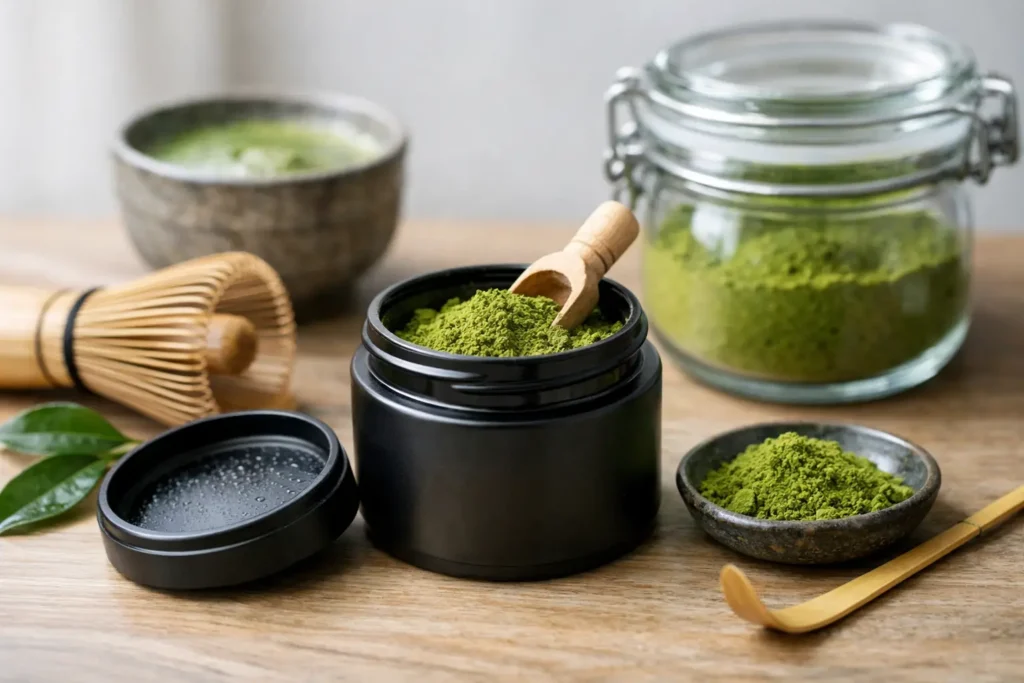 Miten säilyttää matcha tuoreena oikein