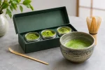 Japanilainen matcha-maistelupaketti arvostelussa