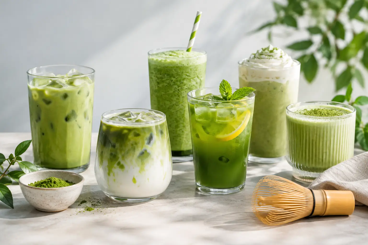 Parhaat matcha-juomat kesään: 6 raikasta ideaa